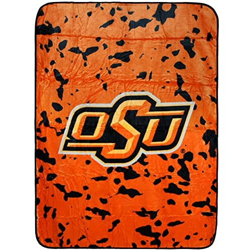 Oklahoma State Cowboys 86" x 63" Raschel Throw Blanket: $42.95 Oklahoma State Cowboys 86" x 63" Raschel Throw Blanket: $42.95
