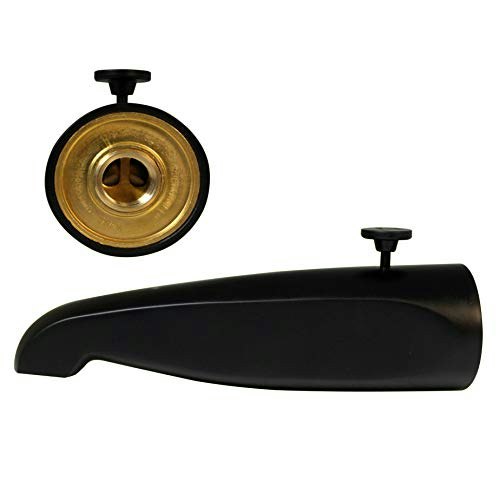 Westbrass D3111-62 8-1/2-inch Rear Diverter Tub Spout: $135.38 Westbrass D3111-62 8-1/2-inch Rear Diverter Tub Spout: $135.38