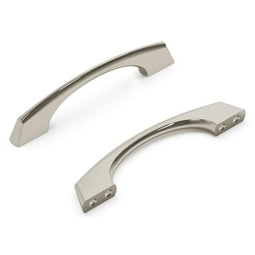 Hickory Hardware Greenwich Collection Cabinet Pull 3-Inch and 3-3/4-Inch Hole Center: $7.99 Hickory Hardware Greenwich Collection Cabinet Pull 3-Inch and 3-3/4-Inch Hole Center: $7.99