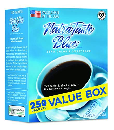 NatraTaste Blue Zero Calorie Sweetener 250-Packet 8-Pack: $26.11 NatraTaste Blue Zero Calorie Sweetener 250-Packet 8-Pack: $26.11