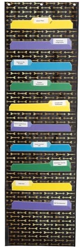Carson Dellosa 14" x 47" Hanging File Pocket Chart: $10.35